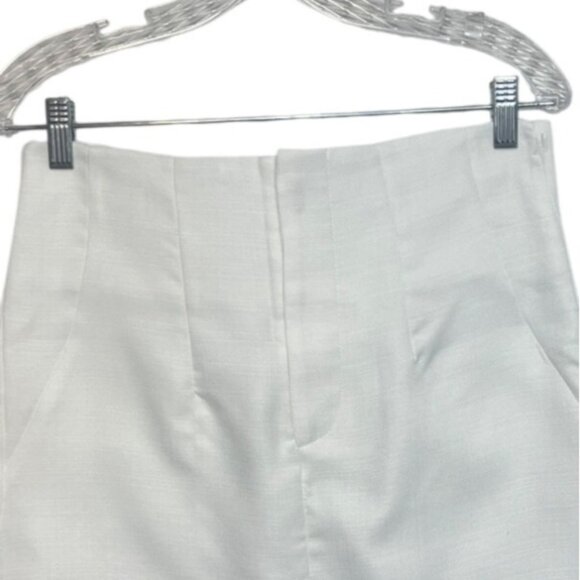 L.I.A Love Is All High Waisted Mini Skirt Womens Medium White New WOT - Picture 3 of 10